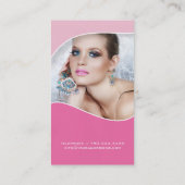 Cartes de visite de concepteur de bijoux (Dos)