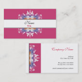 Cartes de visite de concepteur : : Flourishes (Devant / Derrière)