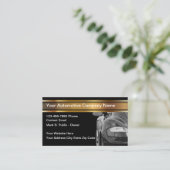Cartes de visite de conception automobile classe e (Debout devant)
