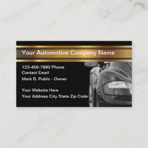 Cartes de visite de conception automobile classe e