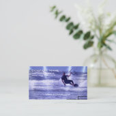 Cartes de visite de conception de Kiteboarding (Debout devant)