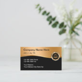 Cartes de visite de conception de procureur classi (Debout devant)