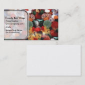 Cartes de visite de conception de sucrerie (Devant / Derrière)