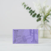 CARTES DE VISITE DE CONCEPTION DE TROMPETTE (Debout devant)