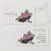 Cartes de visite de conception française (Devant / Derrière)
