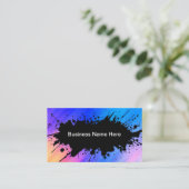 Cartes de visite de conception graphique artistiqu (Debout devant)