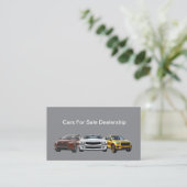 Cartes de visite de concessionnaire automobile d'o (Debout devant)