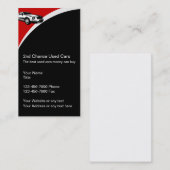 Cartes de visite de concessionnaires de voitures d (Devant / Derrière)