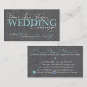 Cartes de visite de concierge de mariage de BT (Devant / Derrière)