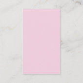 Cartes de visite de concours Berry Sparkle avec ph (Dos)