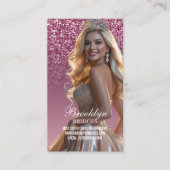 Cartes de visite de concours Berry Sparkle avec ph (Devant)