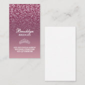 Cartes de Visite de Concours Brillent Couronne Sim (Devant / Derrière)