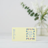 Cartes de visite de cônes de crème glacée - Entièr (Debout devant)