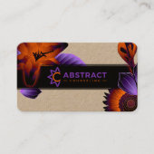 cartes de visite de conseil abstraits (Devant)