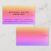 Cartes de visite de conseil d'affaires classiques (Devant / Derrière)