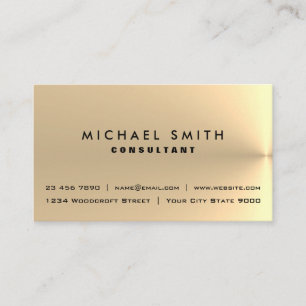 Cartes de visite de conseil d'affaires classiques