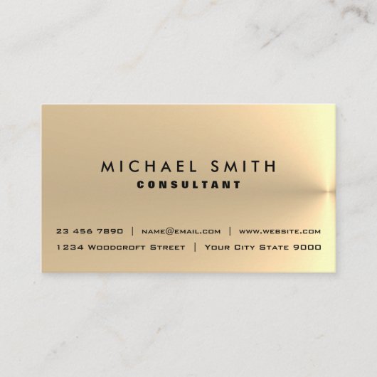 Cartes de visite de conseil d'affaires classiques (Devant)