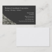 Cartes de visite de conseil en affaires (Devant / Derrière)