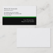 Cartes de visite de conseiller agricole (Devant / Derrière)