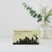 Cartes de visite de construction (Debout devant)