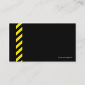 Cartes de visite de construction (Dos)