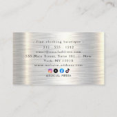 Cartes de visite De Construction Classique Et Cool (Dos)