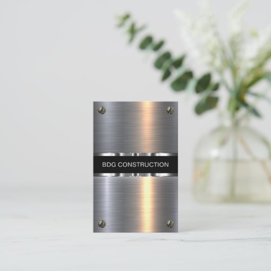 Cartes de visite De Construction Classique Et Cool (Debout devant)