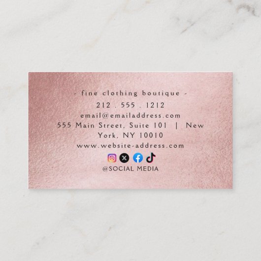 Cartes de visite De Construction Classique Et Cool (Dos)