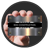 Cartes de visite De Construction Classique Et Cool