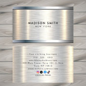 Cartes de visite De Construction Classique Et Cool