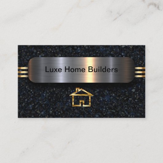 Cartes de visite de construction de maisons classi (Devant)