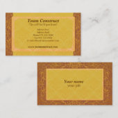 Cartes de visite de construction d'équipe (Devant / Derrière)