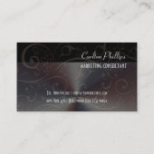 cartes de visite de consultant en marketing classi (Dos)