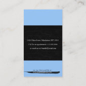 Cartes de visite de consultant en matière de mode (Dos)