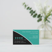 Cartes de visite de consultant en sécurité (Debout devant)