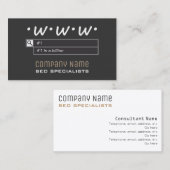 Cartes de visite de consultants en matière de SEO (Devant / Derrière)