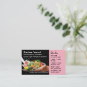 Cartes de visite de contrôle de la partie (Debout devant)