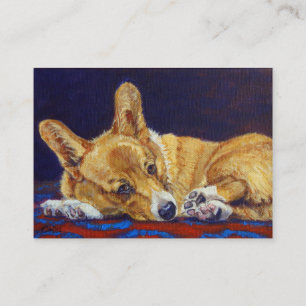 Cartes de visite de corgi de Gallois de Pembroke