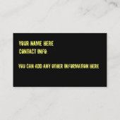 Cartes de visite de corps de sapeurs-pompiers (Dos)