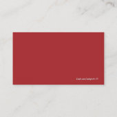 Cartes de visite de cosmétiques (Dos)