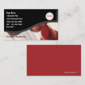 Cartes de visite de Cosmetologist de beauté (Devant / Derrière)