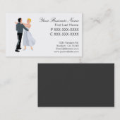 Cartes de visite de couples de danse de salle de (Devant / Derrière)