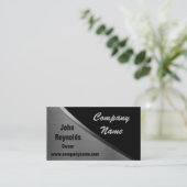 Cartes de visite de courbe de regard en métal (Debout devant)