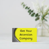 Cartes de visite de courbe en métal (Debout devant)