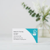 Cartes de visite de cours particuliers (Debout devant)