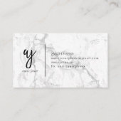 Cartes de visite de coutume d'Aurie Janae (Dos)