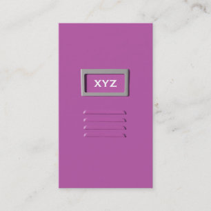 Cartes de visite de coutume de classeur