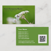 Cartes de visite de coutume de coccinelle (Devant / Derrière)