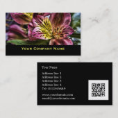 Cartes de visite de coutume de fleur de lis (Devant / Derrière)