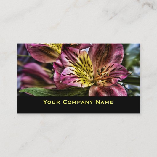 Cartes de visite de coutume de fleur de lis (Devant)